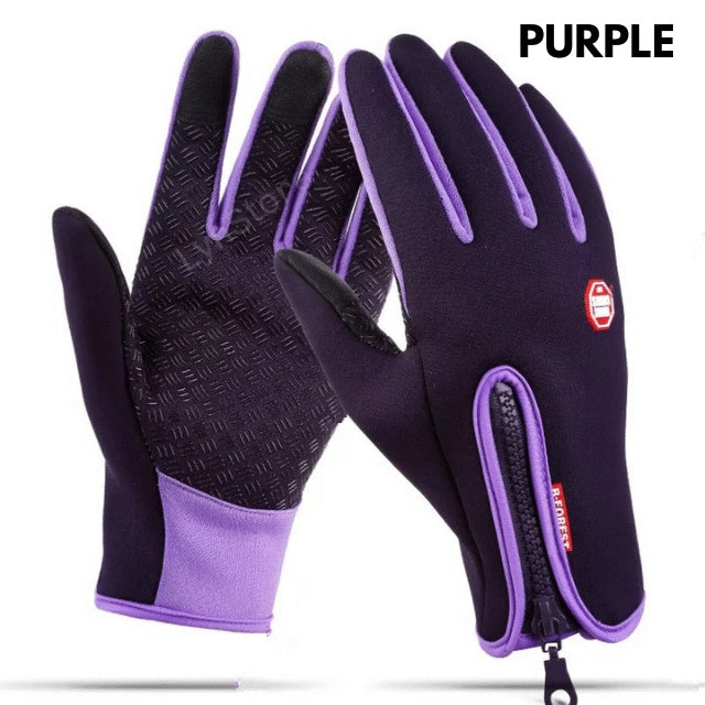 Winter Touch Screen Motorcycle Gloves – Waterproof, Anti-Slip, Thermal Fleece Sports Gloves