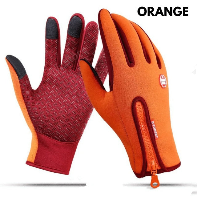 Winter Touch Screen Motorcycle Gloves – Waterproof, Anti-Slip, Thermal Fleece Sports Gloves