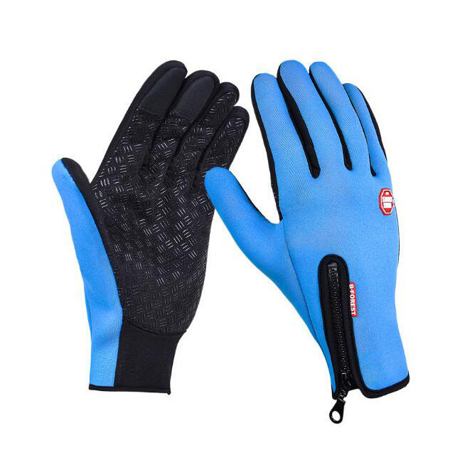 Winter Touch Screen Motorcycle Gloves – Waterproof, Anti-Slip, Thermal Fleece Sports Gloves